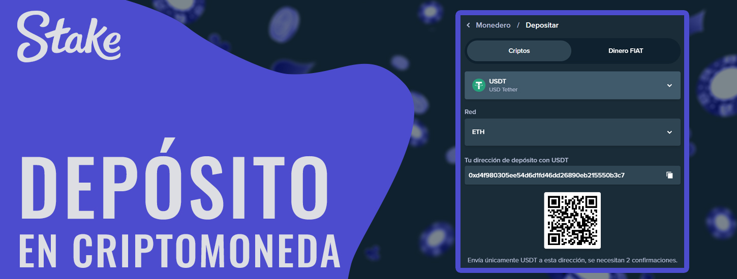 Cómo realizar un ingreso de criptomoneda en una cuenta Stake 