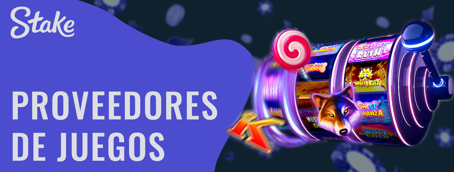 Proveedores de juegos de casino online en la app Stake Chile