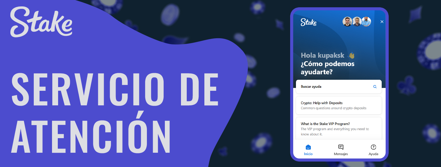 Servicio de asistencia de Stake para usuarios chilenos