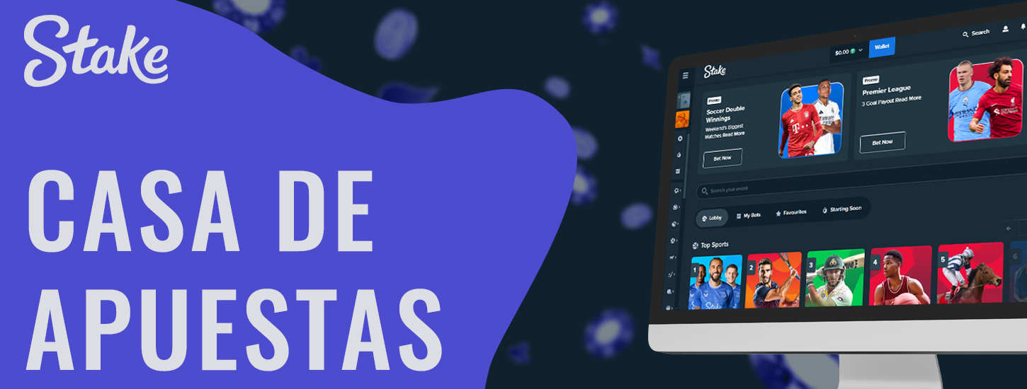 Apuestas deportivas en la plataforma online de Stake 